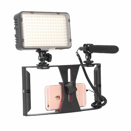 Support stabilisateur pour téléphone portable pour téléphone portable cadre enregistrement vidéo berceau - Photo 2 sur 11