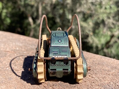 Vintage Gama T56 Tank Tin Wind Up Toy D.B.P. West Germany Tested
