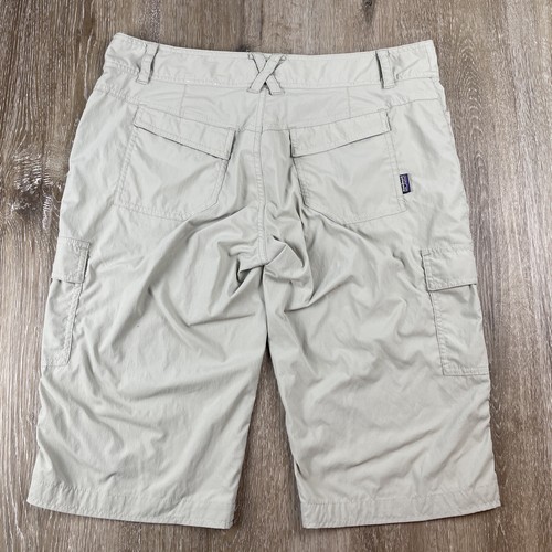 Patagonia Cargo Capris Solimar Roll Up Convertible Women’s Size 8 Beige - Picture 7 of 15