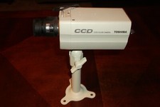 Toshiba CCD Color Video Security Camera IK-628A w Lens Rainbow L3.3-8mm 1:1.4