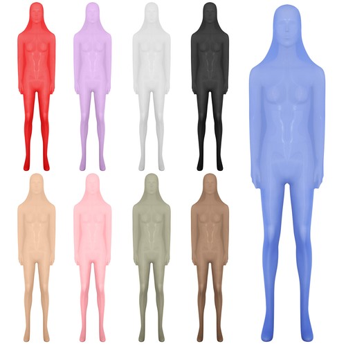 Women Jumpsuit See Through Rompers Transparent Bodysuit Sleeping Leotard Ultra - Picture 4 of 57