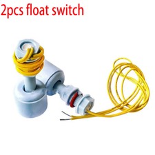 2Pcs PP Float Switch Liquid Level Switch Water Level Open Liquid Level Sensor