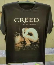 Creed My Own Prison short sleeve black color classic shirt BL1132