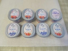8Empty Philadelphia Whipped Cream Cheese Spread Plastic Containers-Craft Storage