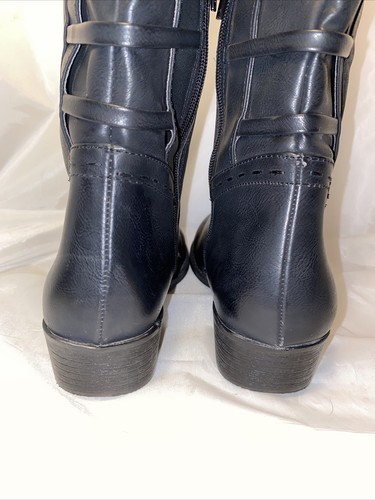 Rampage RAM-INLAY Womens Knee High Fashion Boots Size 8.5M Black 115*N - Picture 9 of 10