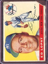 1955 Topps 109 Ed Lopat POOR #D80495