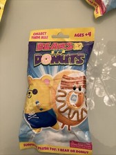 BEARS VS DONUTS 4  BLIND pack Bean Bag Bear Or Donut Plush - Surprise