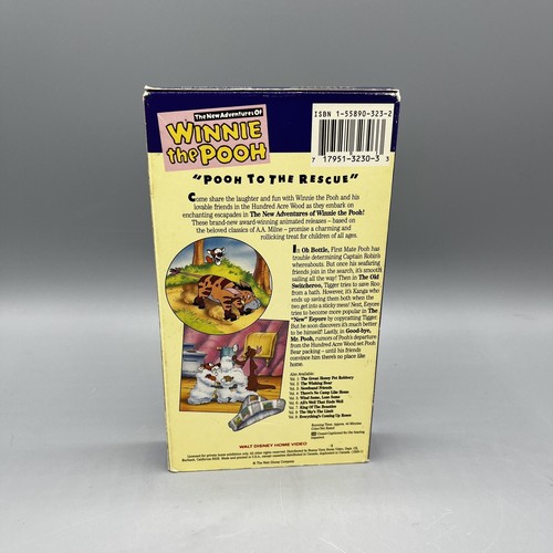 Lot of 4 Disney's Winnie the Pooh VHS Tapes Happy Pooh Day, Pooh to the Rescue - Picture 5 of 21