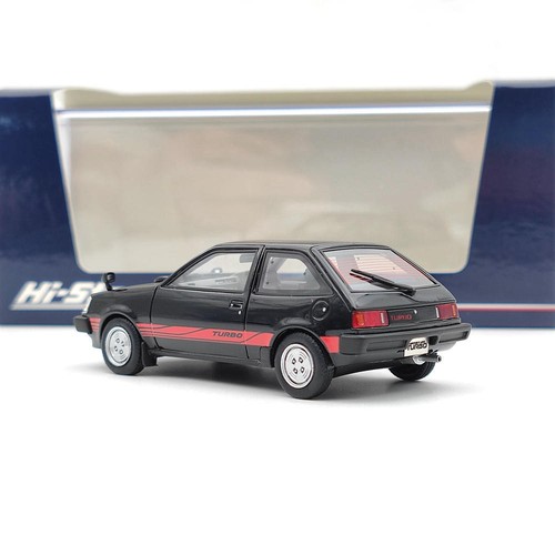 Hi-Story 1/43 1982 Mitsubishi Mirage II 1400 Turbo Black HS302BK Resin Model - Picture 5 of 6