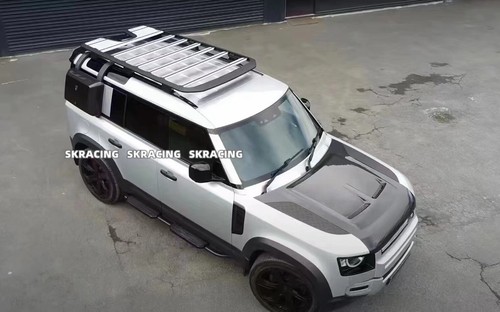 Dry Carbon Fiber Body Kits Hoods Panels Cover For Land Rover Defender 2020-2024 - Bild 7 von 13