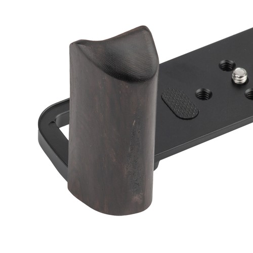 Piastra a L in legno a sgancio rapido per accessori fotocamera Fujifilm GFX50R GFX-50R - Foto 5 di 13