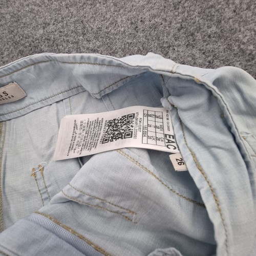 Guess Shorts womens 26 blue chino casual cotton modern summer size 26 - Picture 5 of 13