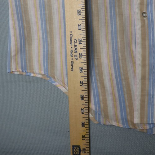 VTG Arrow Mach 2 Button Shirt Mens Large Dagger Collar 60s 70s USA Made OOAK GUC - Picture 11 of 18