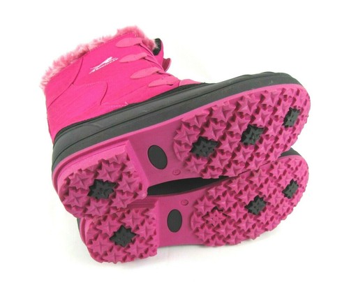 Arctic Cat Snowcharm Snow Boots Pink Girls Size 5Y Faux Fur Lined Thinsulate - 第 6/6 張圖片