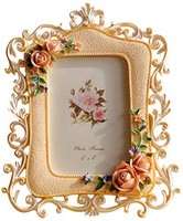 Gift Garden 4x6 Flower Picture Frame With Pretty Rose Decor, New, Free Shipping on sale Gift Garden 4x6 Flower Picture Frame With Pretty Rose Decor, New, Free Shipping on sale
