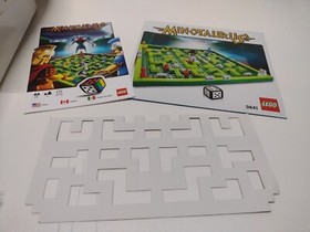 WoW~ Lego # 3841 "MINOTAURUS"  Board Game 100% complete in box die instructions