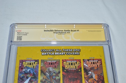 Battle Beast #1 CGC 9.8 (2025) Art Adams signiert 1:50 Variante ~ Image Comics - Bild 8 von 8