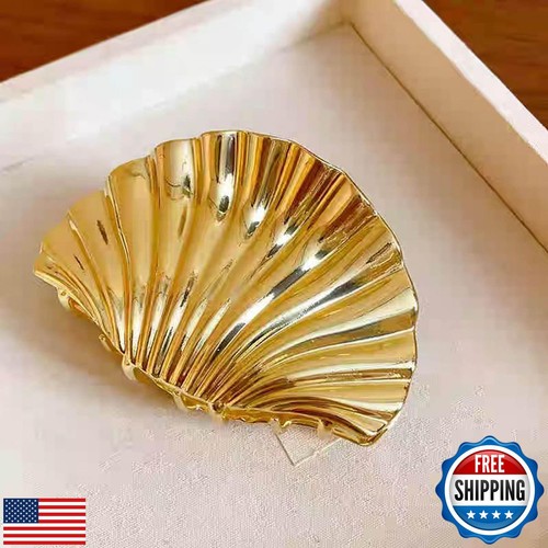 Muschelkrallenspange, 2 Stück Metall Muschel Haarspange Haarschmuck für Frauen an - Bild 3 von 5