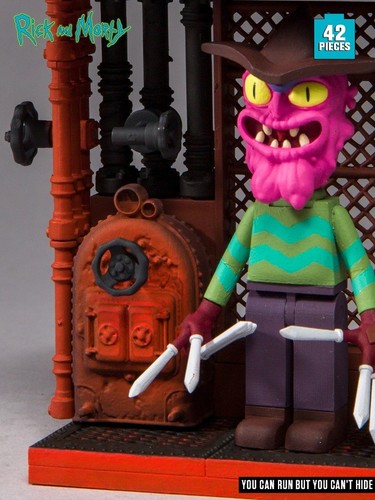 Juego de microconstrucción Rick and Morty PUEDES CORRER PERO NO PUEDES ESCONDER 42 piezas - Imagen 4 de 8