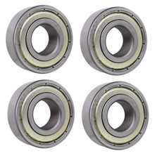 4 Each 6202-ZZ, 6202-2Z, 202SS Shielded Radial Ball Bearing 15X35X11 SpinCo
