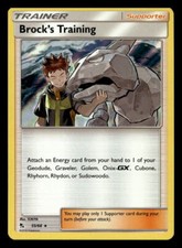 Pokemon Hidden Fates #55/68 Brock's Training Holo Rare