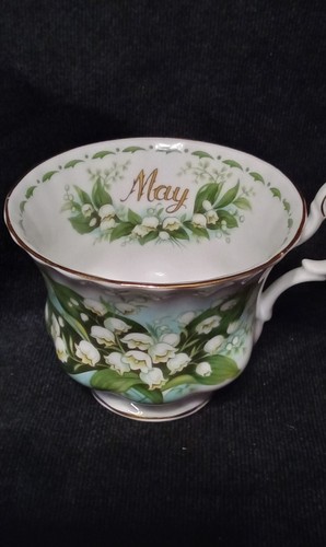 Royal Albert Bone China "May" Cup Lilly of the Valley England - Picture 3 of 8
