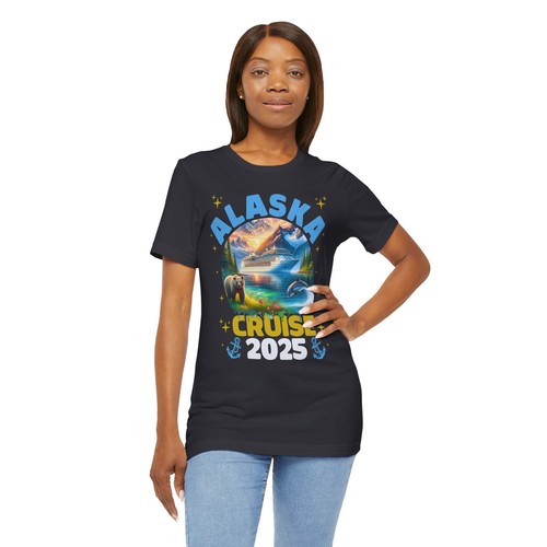 Alaska Cruise 2025 Unisex T-Shirt, Abenteuer Reise Top, Tourismus Souvenir - Bild 31 von 49