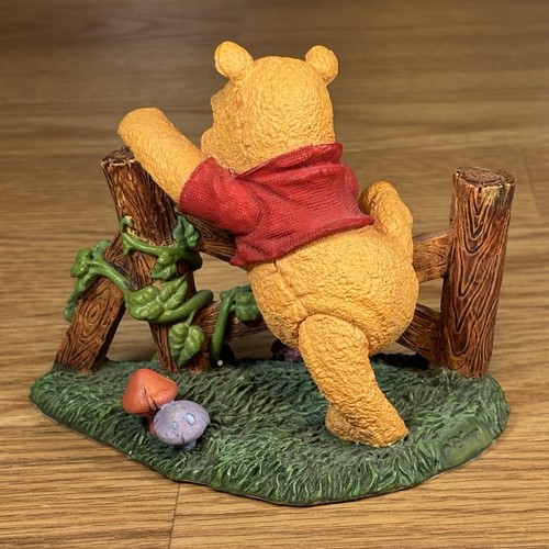 Simply Pooh! Pooh Climbing Over Fence ~ "Small Steps Make Great Adventures" - Picture 2 of 5