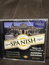 Spanish -Transparent Language: Learn Spanish Now  Win/ Mac CD Version 8 NEW