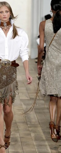 Ralph Lauren Collection Purple Label Beaded Party Dress 6 Fit Flare Runway 2011 - Picture 9 of 23