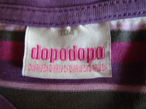 dopodopo Jerseykleid Tunika Gr. 104 TOP Zustand - Bild 4 von 4