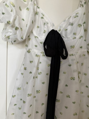 Maxi abito nuovo con etichette Sister Jane " dream collection" Angelica jacquard TG M $259 - Foto 6 di 10