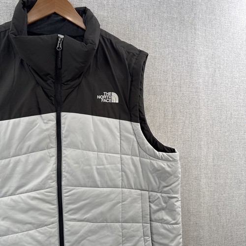 Chaleco aislante diario North Face para hombre XL gris cremallera completa acolchado exterior adulto - Imagen 3 de 16