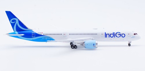 1:400 JC Wings IndiGo Boeing B787-9 LN-FNC modellino jet aereo pressofuso Dreamliner - Foto 6 di 15