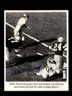 Willie Wood Signed 8x10 Photo Autograph Packers