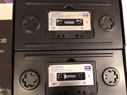 Boito: Mefistofele Guiaurov Pavarotti Freni Caballe 2 Cassette Box Set LDR573010 - Picture 4 of 6