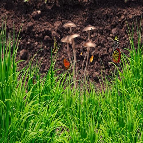 Outdoor Pilz Dekoration mit Metall Blumentöpfen für lebendige Gartengestaltung - Picture 2 of 12
