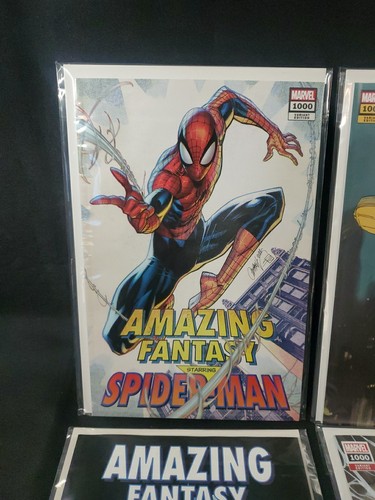 Lot Amazing Fantasy #1000 Staring Spider-Man Variant Edition Set 4 NM VF 7EE - Bild 3 von 5