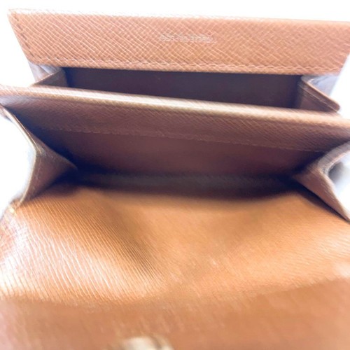 Louis Vuitton Monogram Porte Monnaie Plat Card Wallet Coin Purse M61930 8910RA - Picture 10 of 18