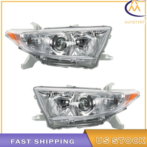 13 faros halógenos izquierdo+derecho cromo carcasa para Toyota Highlander 2011 2012 - Imagen 3 de 8