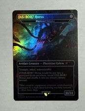 FAS-BOR7 Horus - Blightsteel Colossus (Rainbow Foil) Secret Lair Drop Foil