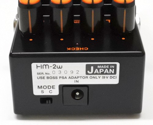 BOSS HM-2w Heavy Metal Guitar Effects Pedal MIJ 2021 #11 with Box DHL or EMS - Picture 6 of 12