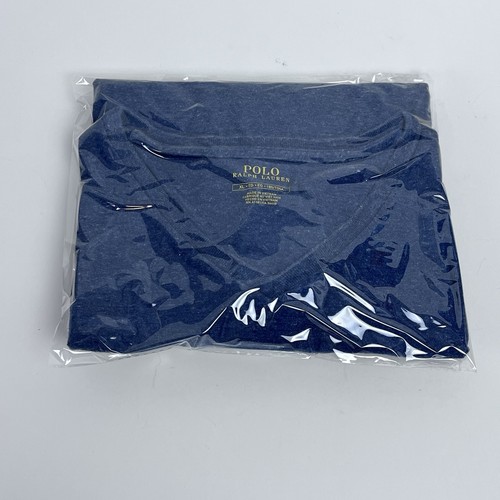 Polo Ralph Lauren Herren T-Shirt 100% Baumwolle Langarm meliert blau Größe XL - Bild 10 von 10