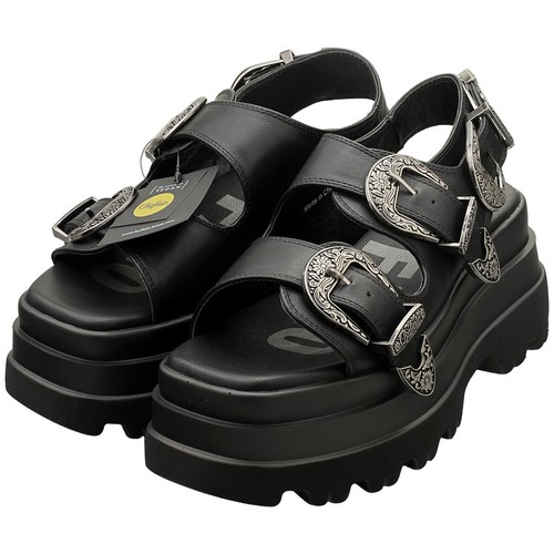 Sandalias de Plataforma Buffalo Júpiter Ari West Negra para Mujer - Imagen 8 de 8