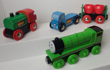 BRIO ENGINE and CEMENT Hauler 33621, Truck and Thomas Friend HENRY Wooden Trains