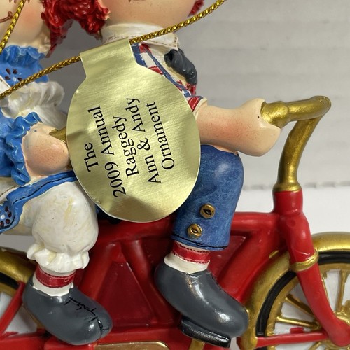 "RAGGEDY ANN & ANDY" 2009 ORNAMENT ~ 2ND ANNUAL DANBURY MINT ~ TAG - Picture 4 of 7