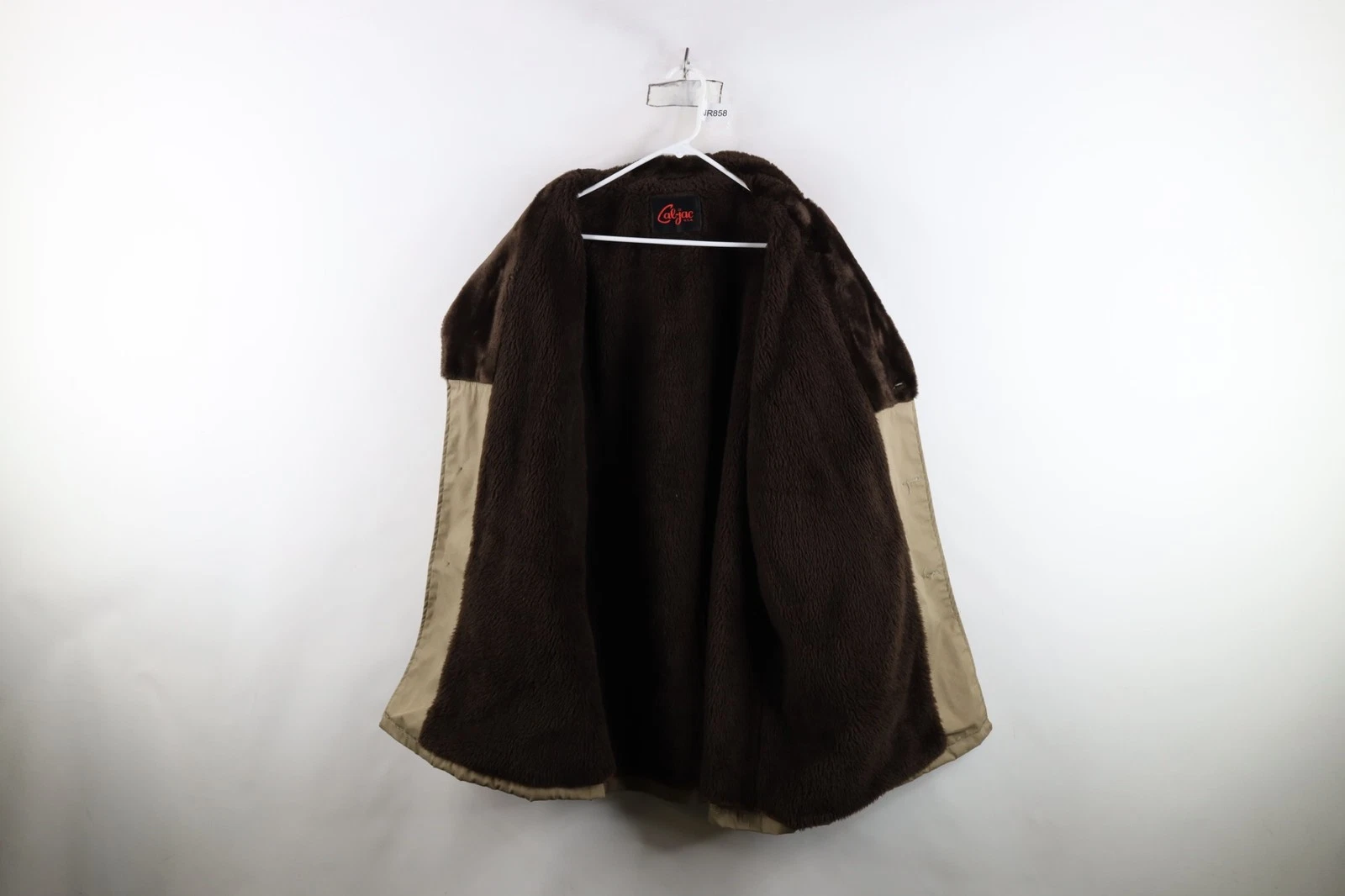 Vintage 70s Streetwear Mens 3XL Fleece Lined Western Rancher Overcoat Jacket USA - product detail image 11