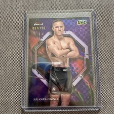 2024 Topps Finest UFC Purple Checkerboard Refractor #50 Kai Kara-France /150
