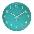 Modern Simple Wall Clock Indoor Non-Ticking Silent Sweep Movement Wall Clock ...