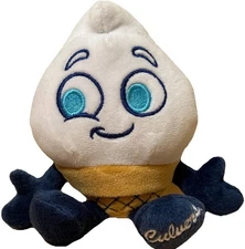 Culvers Scoopie Ice Cream Cone 7" Plush  Mascot Custard Embroidered Spell Out